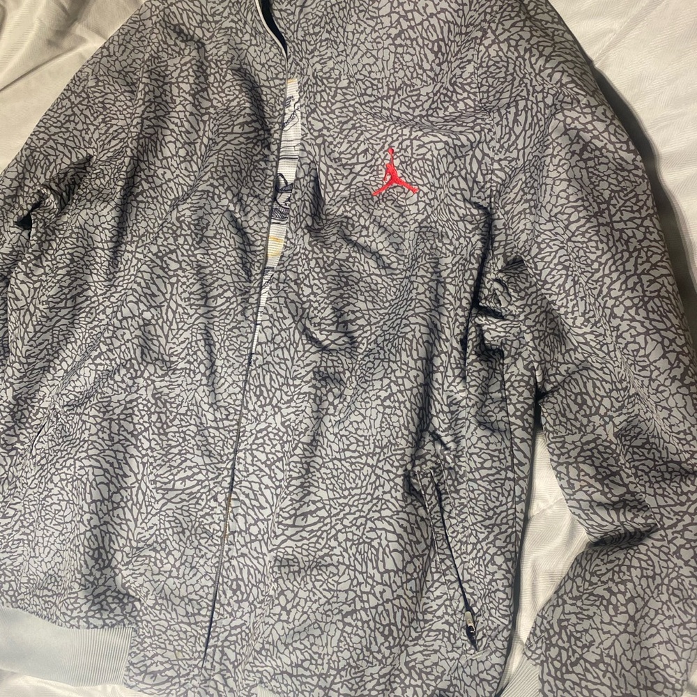 Jordan Cool Grey 3 Windbreaker Jacket 3XL